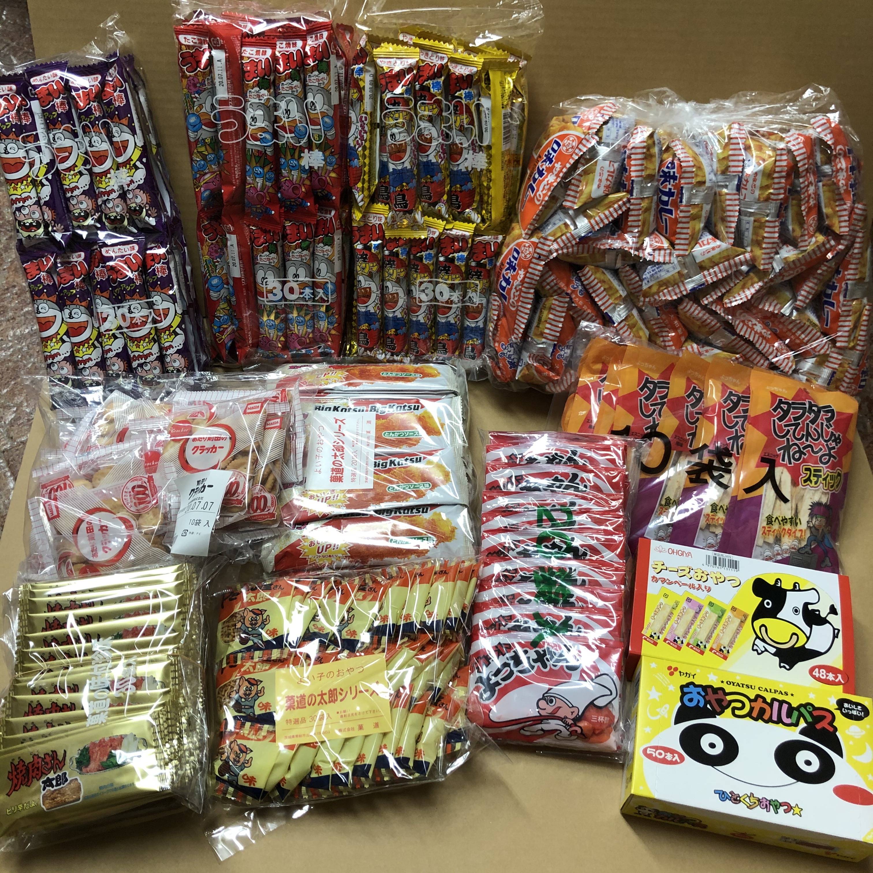 駄菓子おつまみ5000円セット（総数374個）