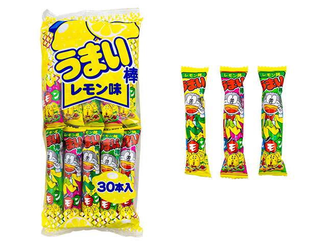 #12 うまい棒　レモン味（30本入）第二工場