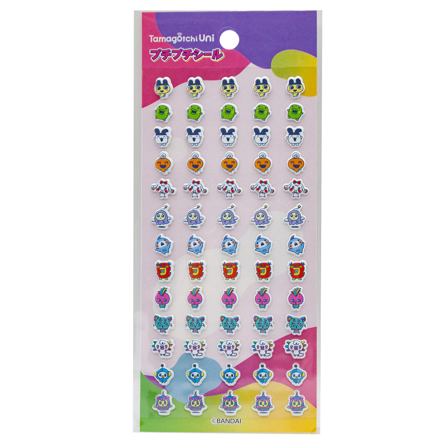 #100　たまごっち　プチプチシール（１２入）