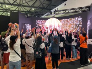 大阪・関西万博 スポーツ庁イベントで、日本の伝統玩具「紙風船」が活躍！(2025年9月5日）