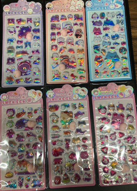 ＃160　ぷくっりシール　J（１２入）