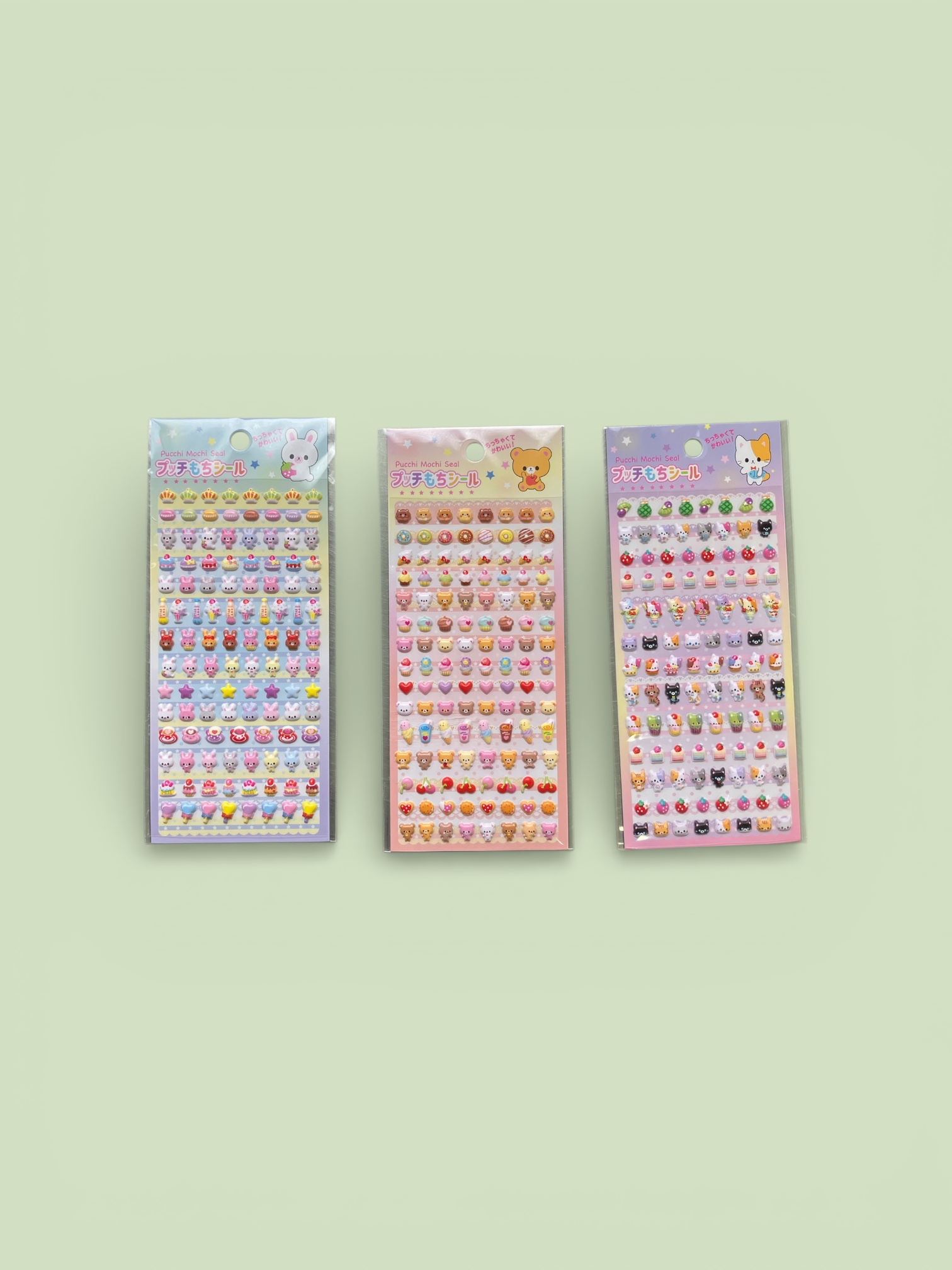 #130　プッチもちシール　カワッちっこい！（12枚入）